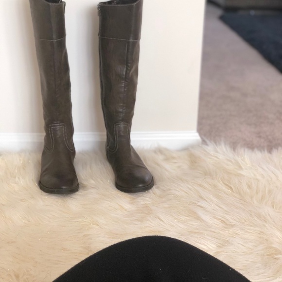 Vera Wang Womens Boots Knee High Brown Zip Up 8 - Picture 5 of 8